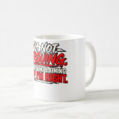 Mug Je ne discute pas, j'explique simplement pourquoi (Devant droit)