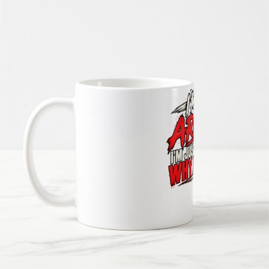 Mug Je ne discute pas, j'explique simplement pourquoi (Gauche)