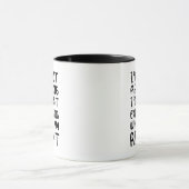 Mug Je ne discute pas, j'explique simplement pourquoi (Centre)