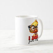 Mug Je ne donne pas un caractère de canard Sarcasme (Devant droit)