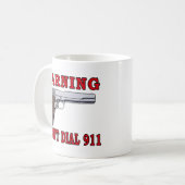Mug Je ne fais pas compose 911 (Devant gauche)