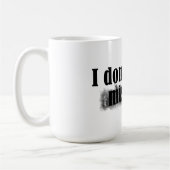 Mug Je ne fais pas des erreurs (Gauche)