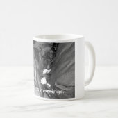 Mug Je ne fais pas des matins (Devant droit)