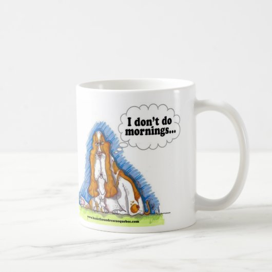 Mug Je ne fais pas des matins (Droite)