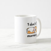 Mug Je ne fais pas le matin (Devant droit)