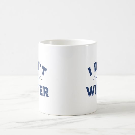 Mug Je ne fais pas l'hiver (Centre)