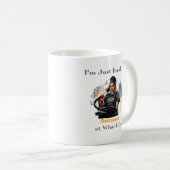 Mug Je ne fais que frémir ... Classique (Devant droit)