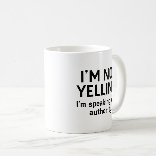 Mug Je ne hurle pas (Devant droit)