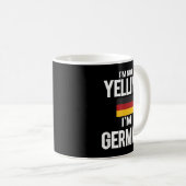 Mug Je ne hurle pas Je suis allemand (Devant droit)