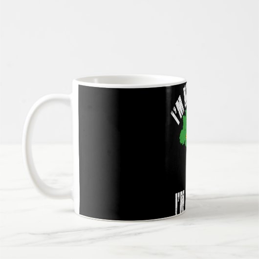Mug Je ne hurle pas Je suis brésilienne Retro Distress (Gauche)