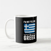 Mug Je ne hurle pas je suis grec (Gauche)
