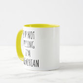 Mug Je ne hurle pas, je suis Ukrainien drôle (Devant gauche)