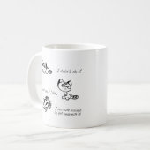 MUG "JE NE L'AI PAS FAIT" DES CHATS (Devant gauche)
