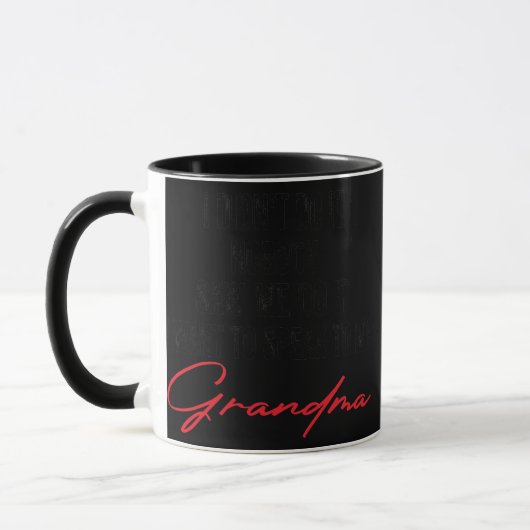 Mug Je ne l'ai pas fait personne ne m'a vu à qui je ve (Gauche)