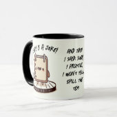 Mug Je ne le dirai pas, promis - Carnet Standup Comedy (Devant gauche)