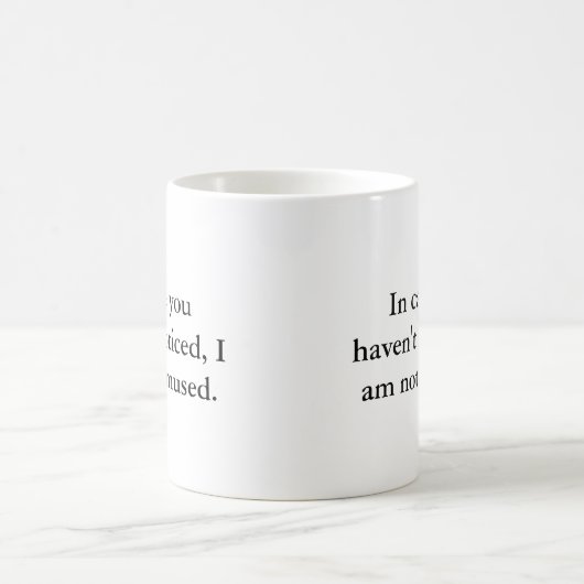 Mug Je ne m'amuse pas (Centre)