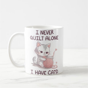 Mug Je ne matelasse jamais seul, j'ai des chats - Cout