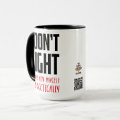 Mug Je ne me bats pas (Devant gauche)