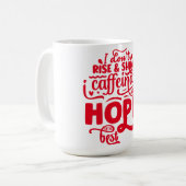 Mug Je ne me lève pas pour briller (Devant gauche)