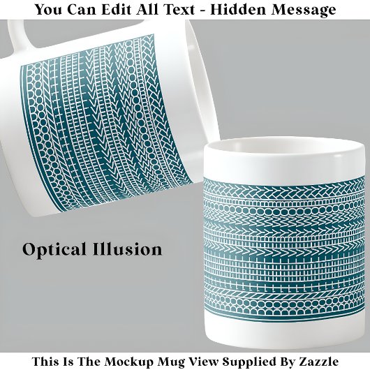 Mug Je ne me sens pas très efficace Message caché 124W