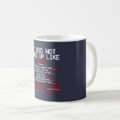 MUG JE NE ME SUIS PAS RÉVEILLÉ COMME CECI (Devant droit)