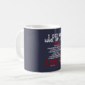 MUG JE NE ME SUIS PAS RÉVEILLÉ COMME CECI (Devant gauche)