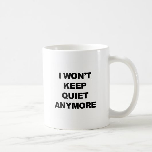 Mug Je ne me tairai plus (Droite)