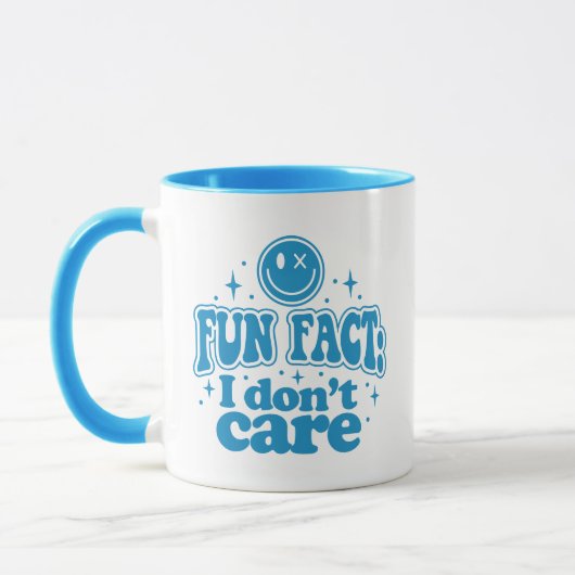 Mug Je ne m'en fiche pas drôle (Gauche)
