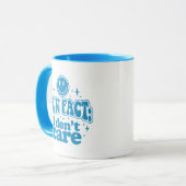 Mug Je ne m'en fiche pas drôle (Devant gauche)