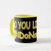 Mug "Je Ne M'En Soucie Pas" Mignonne Conception D'Expr (Devant gauche)