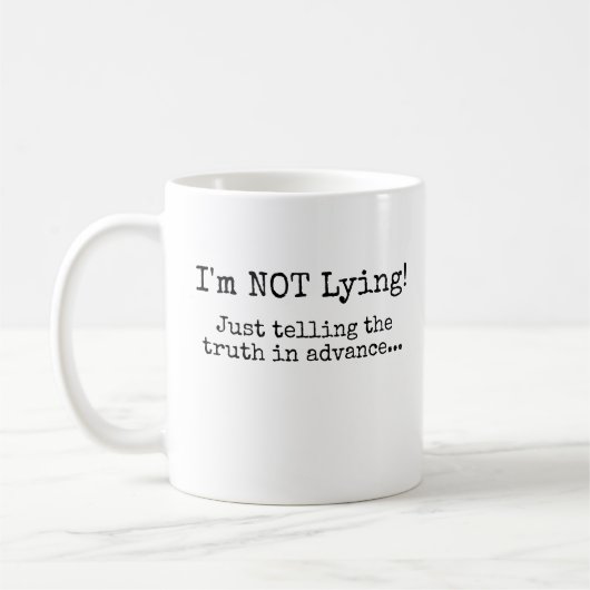 Mug Je ne mens PAS ! (Gauche)