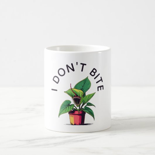 Mug Je ne mords pas Drôle Venus Flytrap (Centre)