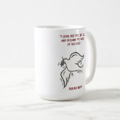 Mug Je ne mourrai pas mais vivrai Psaumes 118 (Devant droit)