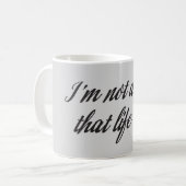 Mug Je ne parle pas de cette vie (Devant gauche)