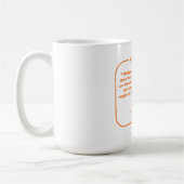 Mug Je ne passerai par ce chemin qu'une fois (Gauche)