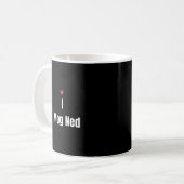 Mug Je ne peux pas (Devant gauche)
