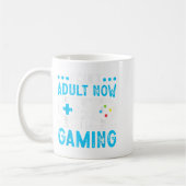 Mug Je ne peux pas Adulte maintenant je joue (Gauche)