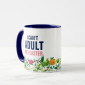 Mug Je ne peux pas adultes cette Pâques (Devant gauche)