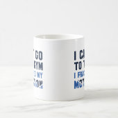 Mug Je ne peux pas aller à la salle de gym (Centre)