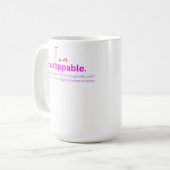 Mug Je ne peux pas arrêter (Devant gauche)