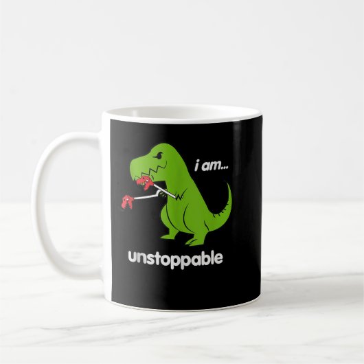 Mug Je ne peux pas arrêter T Rex Dinosaur Dino Cool Cu (Gauche)