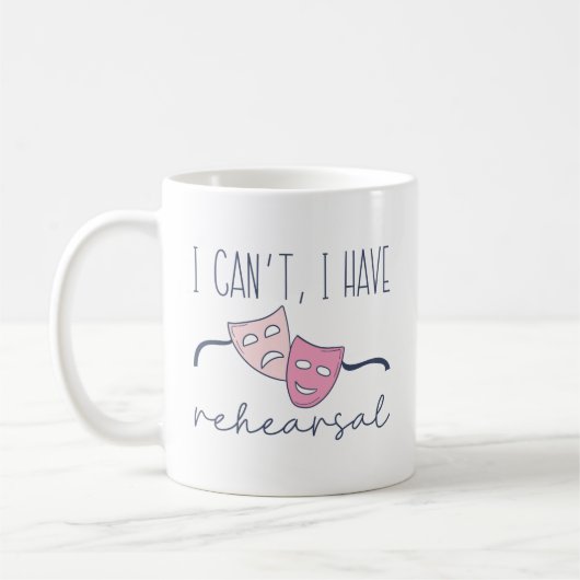 Mug Je ne peux pas avoir de répétition (Gauche)
