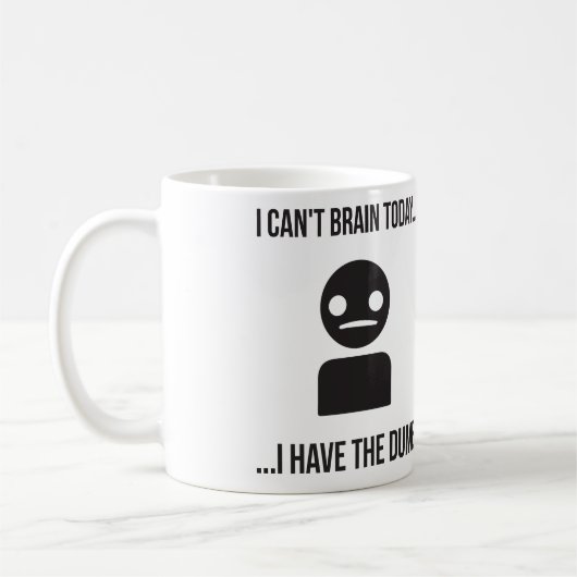 Mug Je ne peux pas Cerner aujourd'hui... J'Ai La Bête (Gauche)