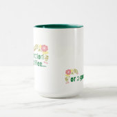 Mug Je ne peux pas fonctionner sans café ou une bonne  (Centre)