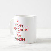 Mug Je ne peux pas garder le calme (Devant gauche)