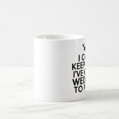 Mug Je ne peux pas garder le calme, j'ai un mariage à (Centre)