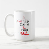 Mug Je ne peux pas garder le calme Je suis de l'Idaho (Gauche)