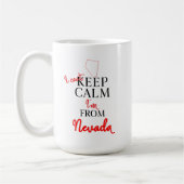 Mug Je ne peux pas garder le calme Je suis du Nevada (Gauche)