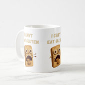 Mug Je ne peux pas manger de gluten (Devant gauche)