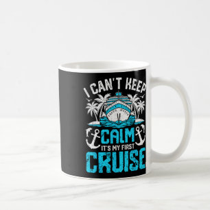Mug Je ne peux pas rester calme c'est ma première croi